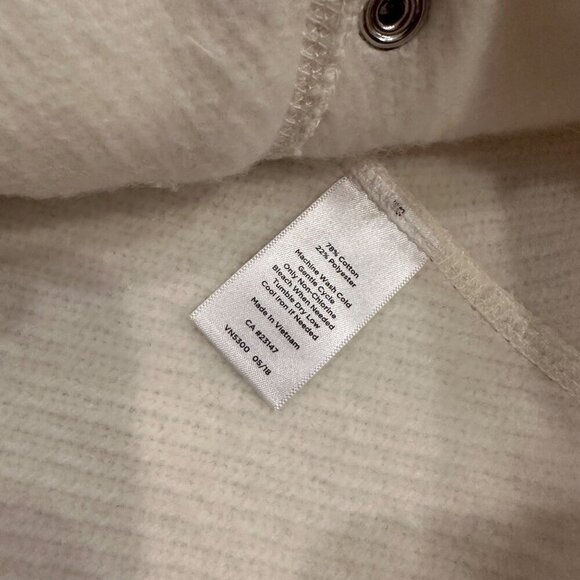 T BY TALBOTS WOMENS TEXTURED WHITE VEST NWT SIZE LARGE PETITE - Picture 4 of 7